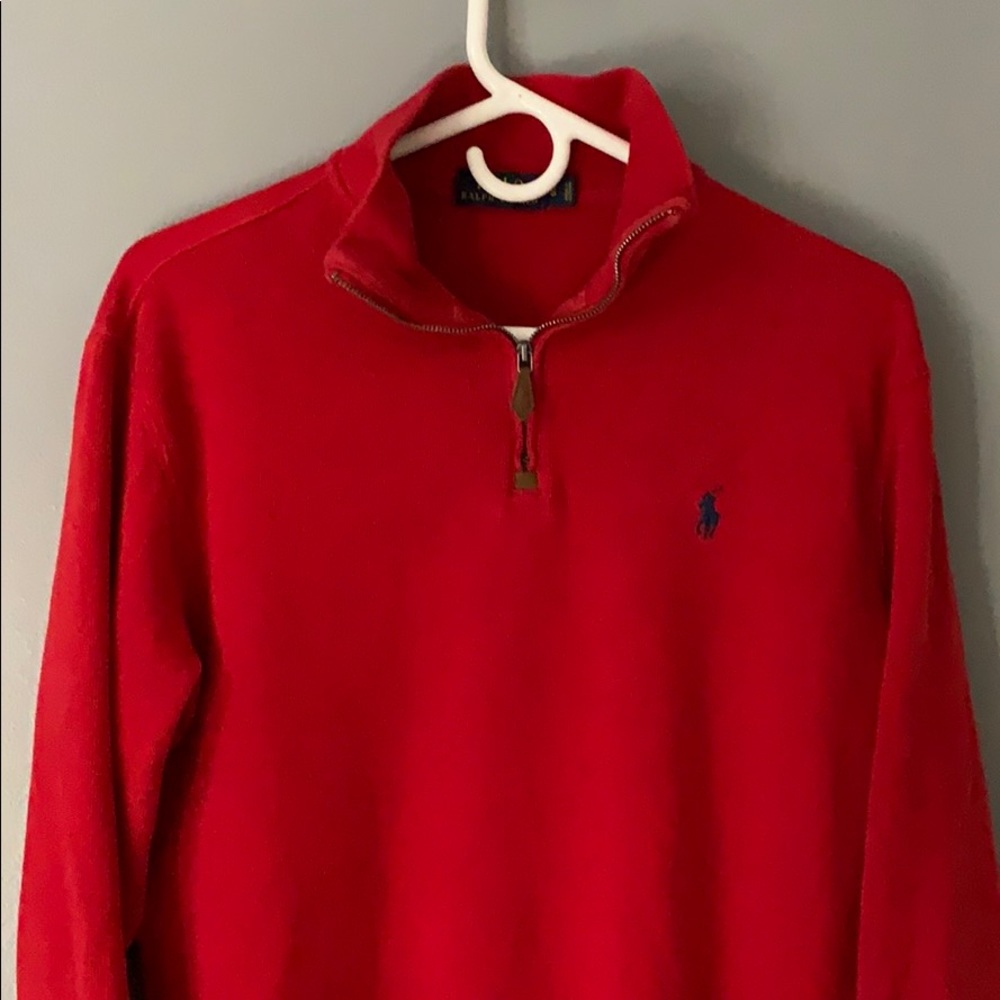 Red Half-Zip Jacket